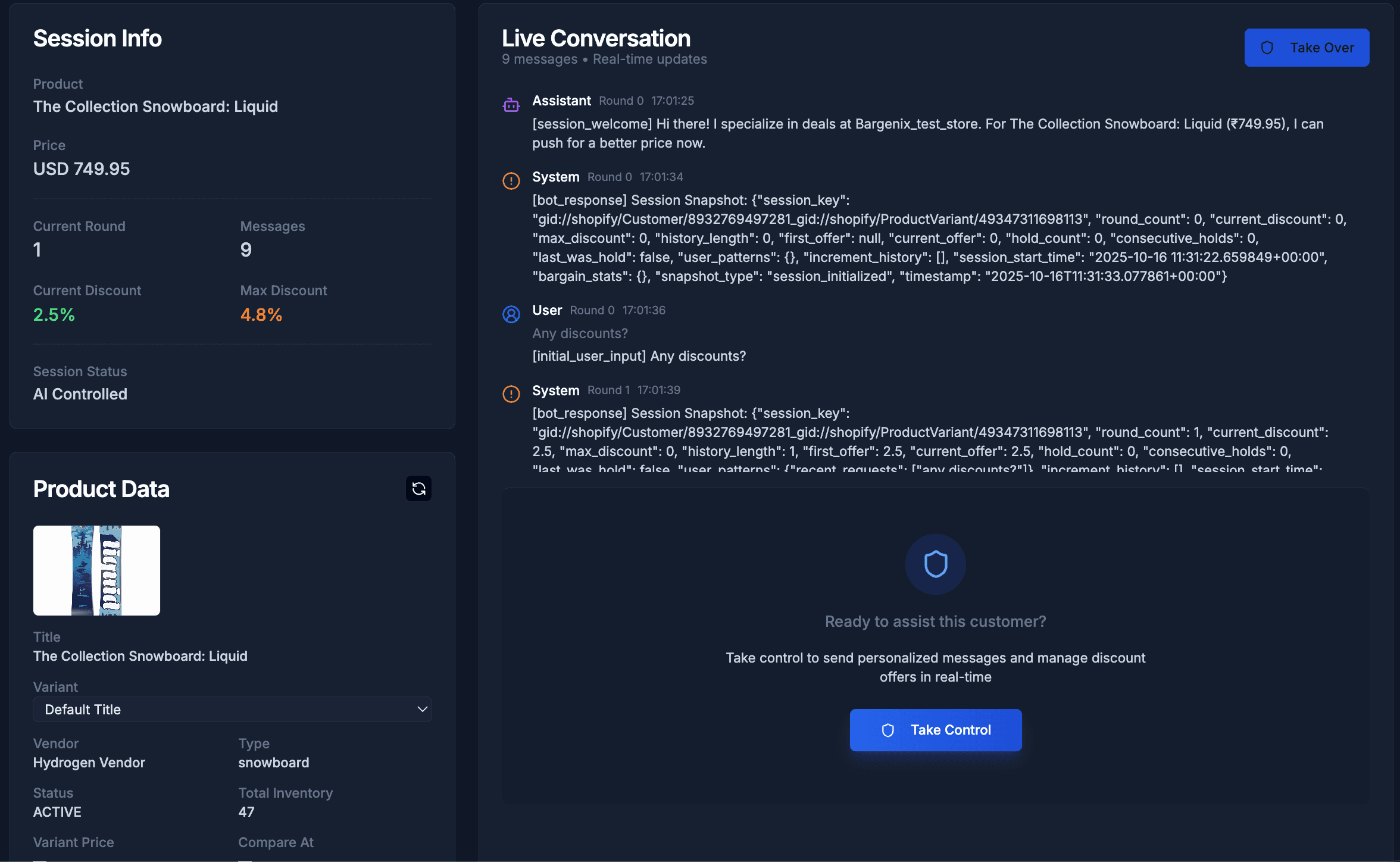 End-to-end AI sales and support